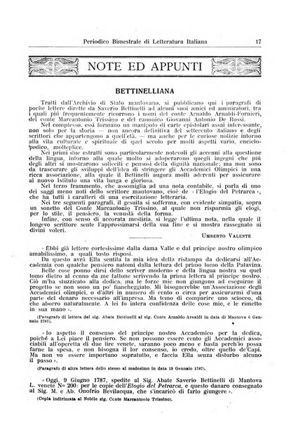 Rivista letteraria periodico bimestrale di letteratura italiana