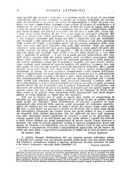 Rivista letteraria periodico bimestrale di letteratura italiana