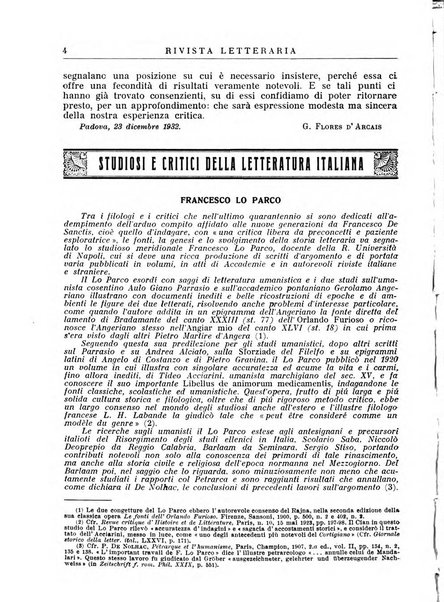 Rivista letteraria periodico bimestrale di letteratura italiana