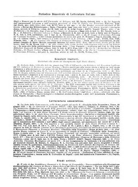 Rivista letteraria periodico bimestrale di letteratura italiana