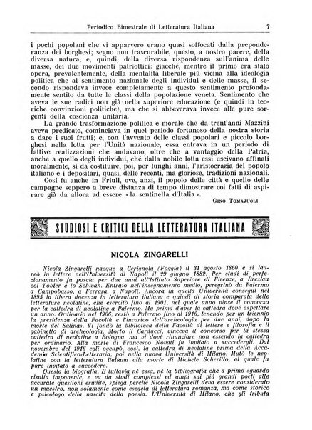 Rivista letteraria periodico bimestrale di letteratura italiana