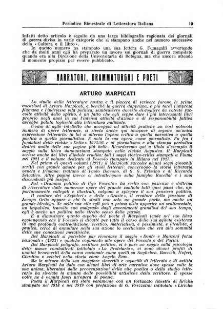 Rivista letteraria periodico bimestrale di letteratura italiana