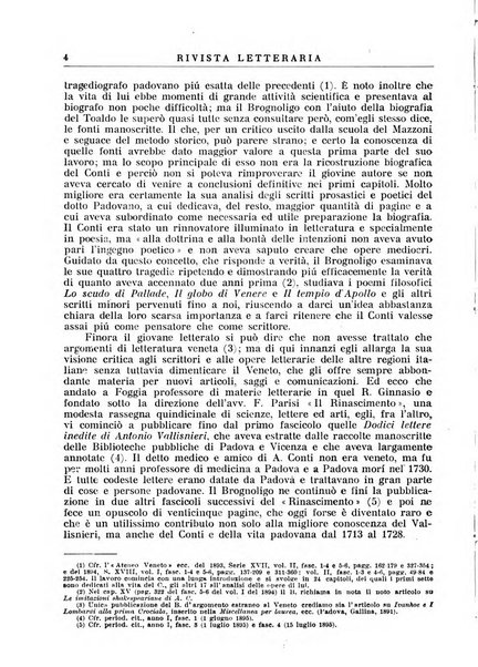 Rivista letteraria periodico bimestrale di letteratura italiana