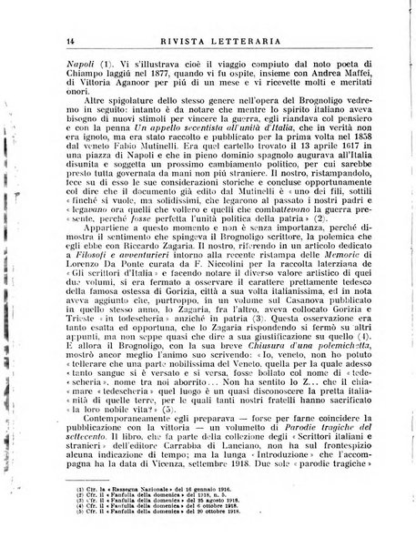 Rivista letteraria periodico bimestrale di letteratura italiana