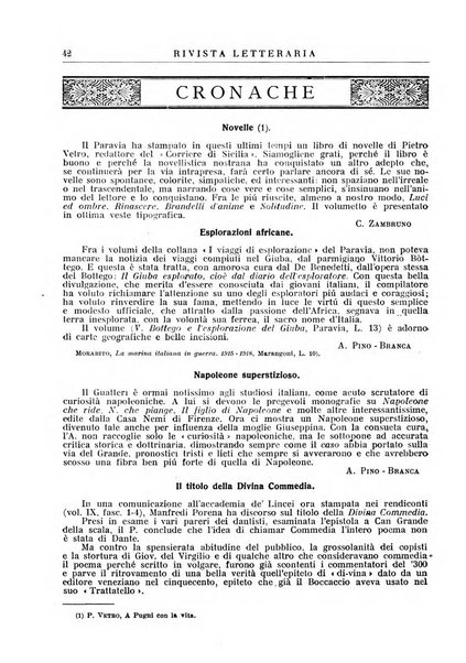 Rivista letteraria periodico bimestrale di letteratura italiana