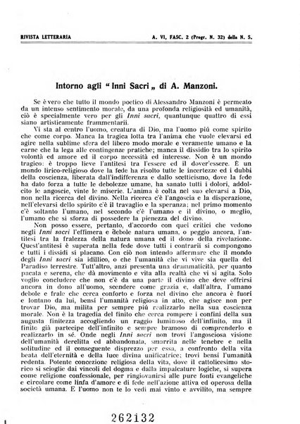 Rivista letteraria periodico bimestrale di letteratura italiana