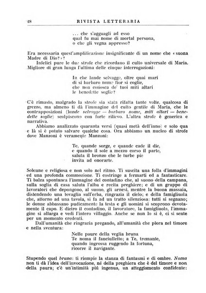 Rivista letteraria periodico bimestrale di letteratura italiana