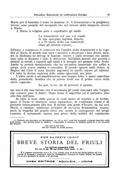 Rivista letteraria periodico bimestrale di letteratura italiana