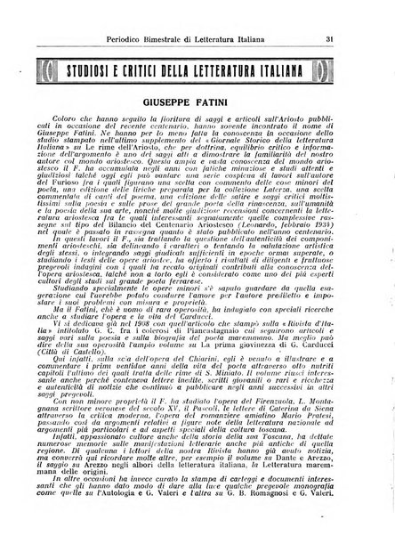 Rivista letteraria periodico bimestrale di letteratura italiana