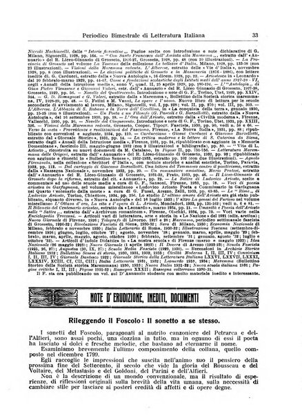 Rivista letteraria periodico bimestrale di letteratura italiana