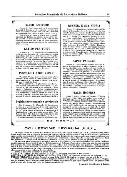 Rivista letteraria periodico bimestrale di letteratura italiana