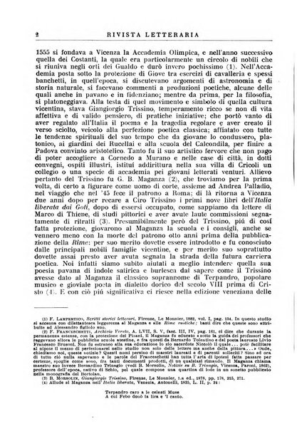 Rivista letteraria periodico bimestrale di letteratura italiana