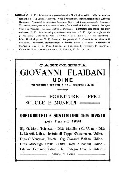 Rivista letteraria periodico bimestrale di letteratura italiana