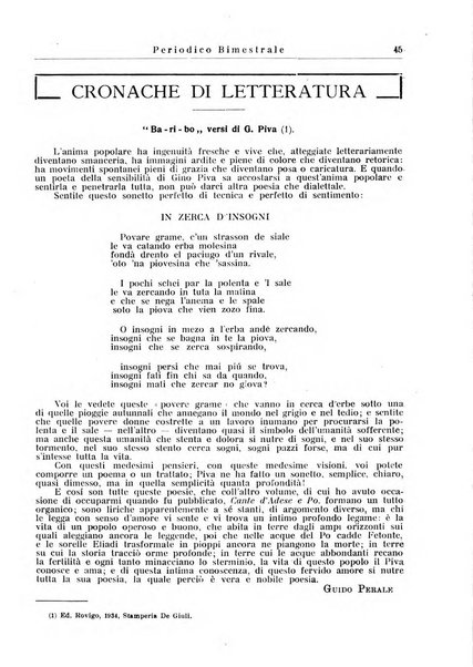 Rivista letteraria periodico bimestrale di letteratura italiana