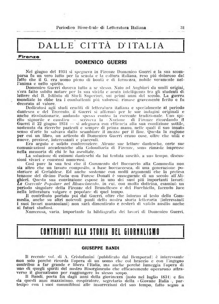 Rivista letteraria periodico bimestrale di letteratura italiana