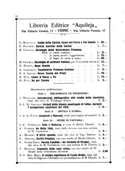 Rivista letteraria periodico bimestrale di letteratura italiana