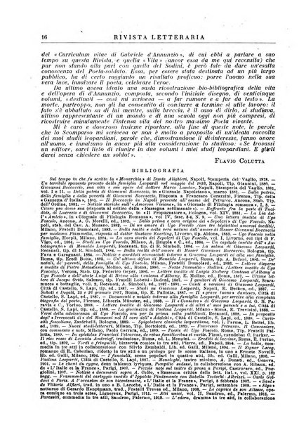 Rivista letteraria periodico bimestrale di letteratura italiana