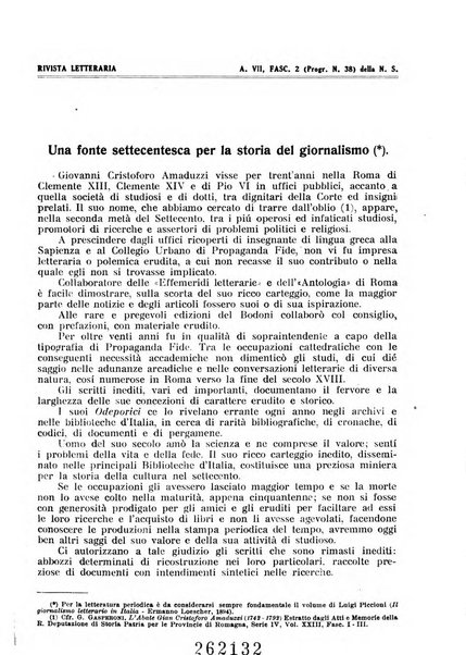 Rivista letteraria periodico bimestrale di letteratura italiana