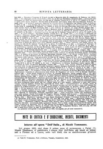 Rivista letteraria periodico bimestrale di letteratura italiana