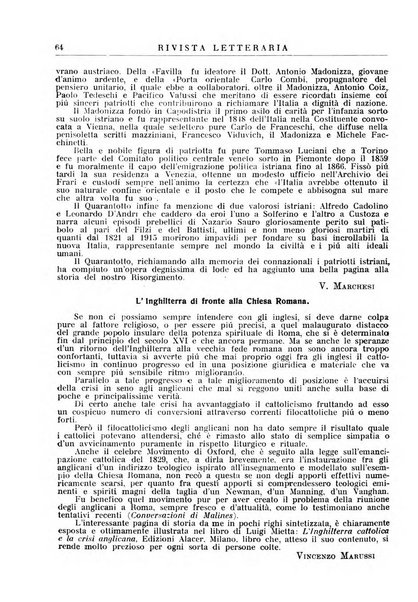 Rivista letteraria periodico bimestrale di letteratura italiana