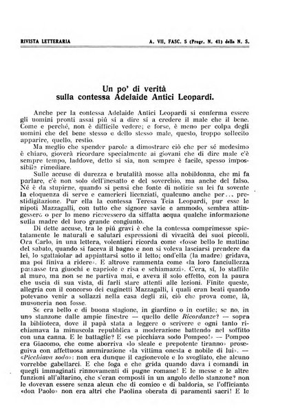 Rivista letteraria periodico bimestrale di letteratura italiana