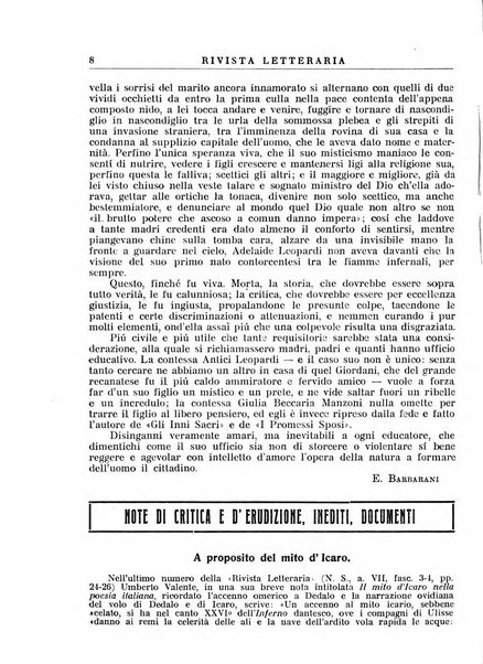 Rivista letteraria periodico bimestrale di letteratura italiana