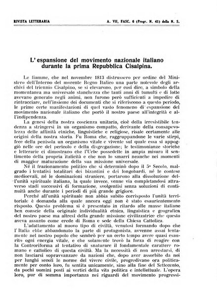 Rivista letteraria periodico bimestrale di letteratura italiana