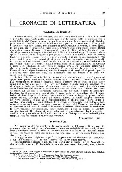 Rivista letteraria periodico bimestrale di letteratura italiana