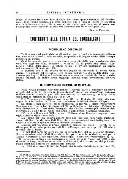 Rivista letteraria periodico bimestrale di letteratura italiana