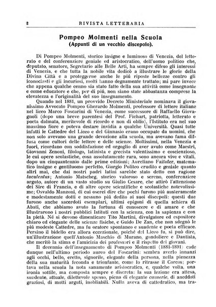 Rivista letteraria periodico bimestrale di letteratura italiana