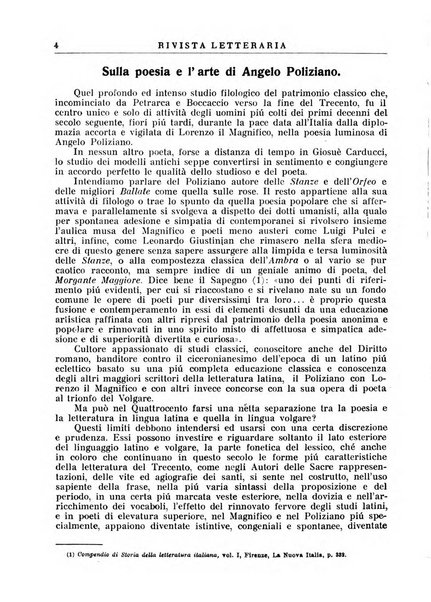 Rivista letteraria periodico bimestrale di letteratura italiana