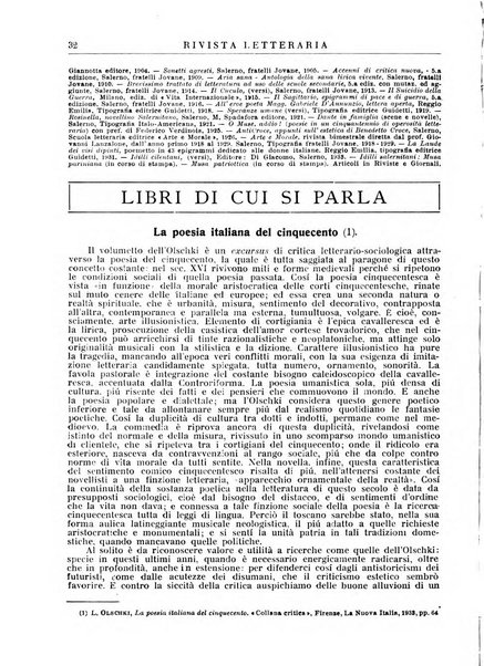 Rivista letteraria periodico bimestrale di letteratura italiana