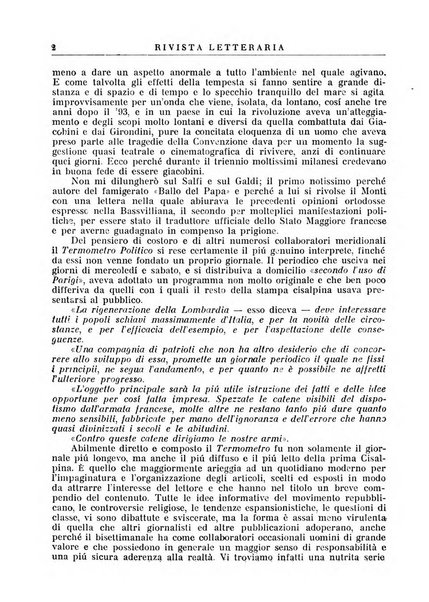 Rivista letteraria periodico bimestrale di letteratura italiana