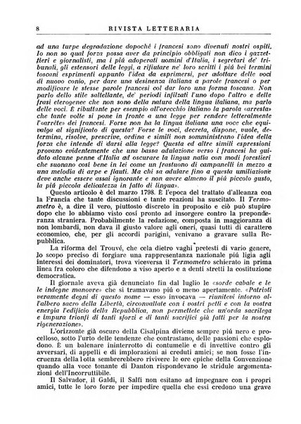 Rivista letteraria periodico bimestrale di letteratura italiana