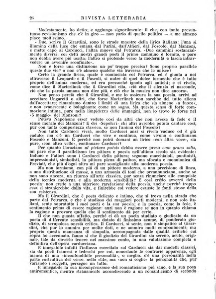 Rivista letteraria periodico bimestrale di letteratura italiana