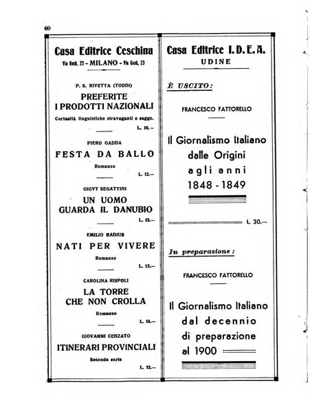 Rivista letteraria periodico bimestrale di letteratura italiana