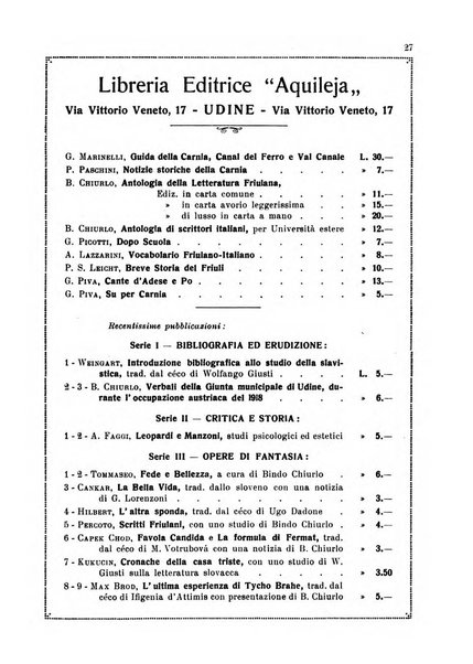 Rivista letteraria periodico bimestrale di letteratura italiana