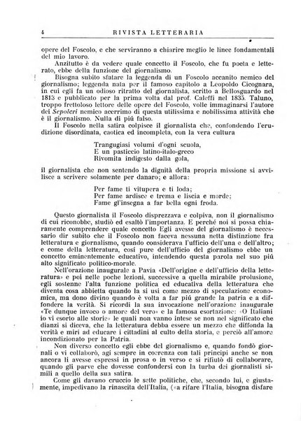 Rivista letteraria periodico bimestrale di letteratura italiana