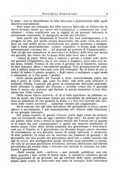 Rivista letteraria periodico bimestrale di letteratura italiana