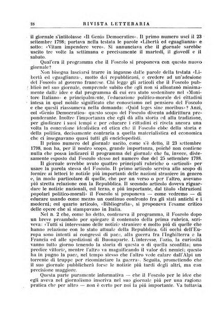 Rivista letteraria periodico bimestrale di letteratura italiana