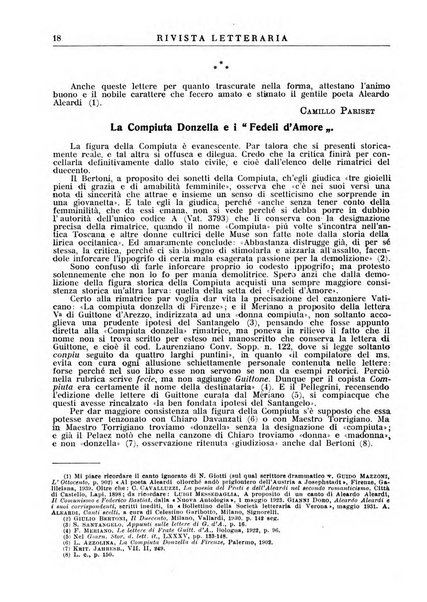 Rivista letteraria periodico bimestrale di letteratura italiana