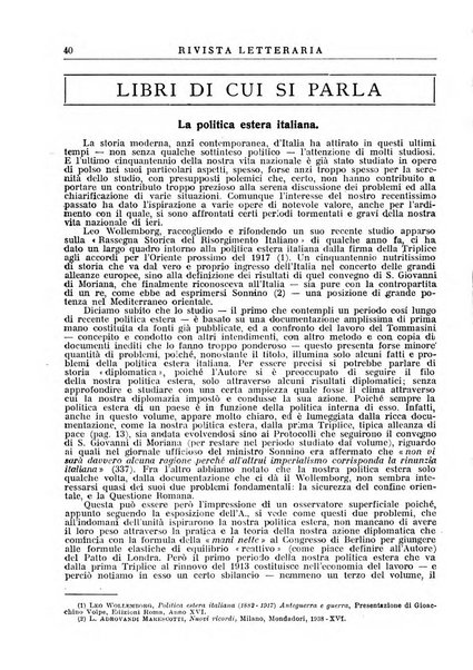 Rivista letteraria periodico bimestrale di letteratura italiana