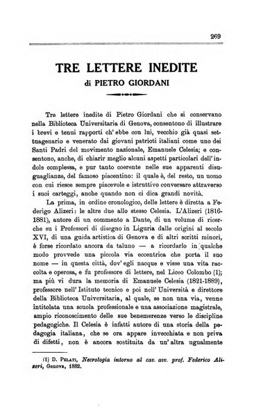 Rivista ligure di scienze, lettere ed arti organo della Società di letture e conversazioni scientifiche di Genova