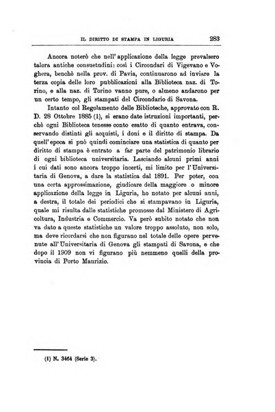 Rivista ligure di scienze, lettere ed arti organo della Società di letture e conversazioni scientifiche di Genova