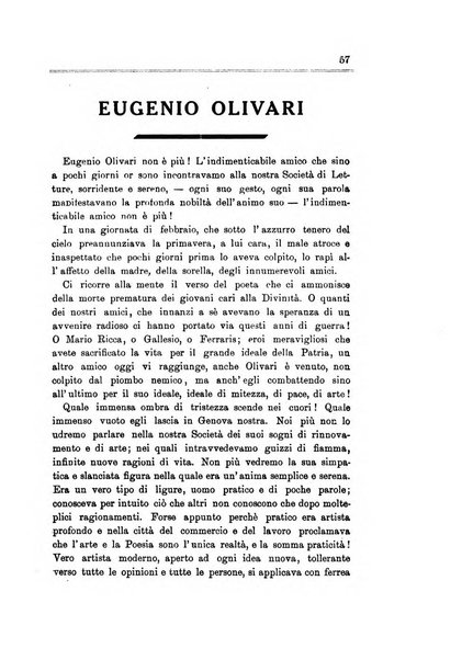 Rivista ligure di scienze, lettere ed arti organo della Società di letture e conversazioni scientifiche di Genova