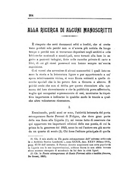 Rivista ligure di scienze, lettere ed arti organo della Società di letture e conversazioni scientifiche di Genova