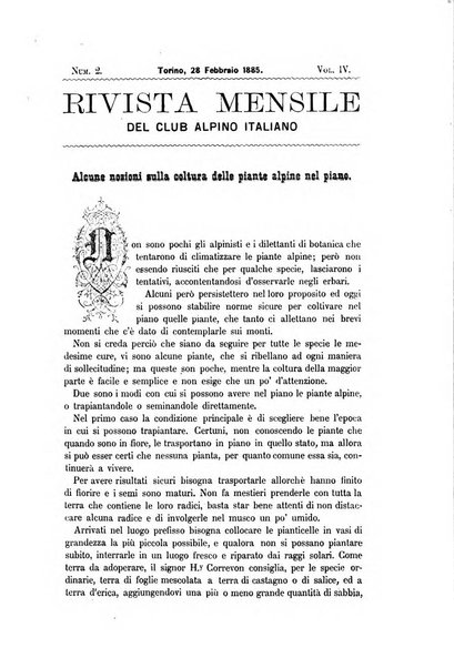 Rivista mensile del Club alpino italiano