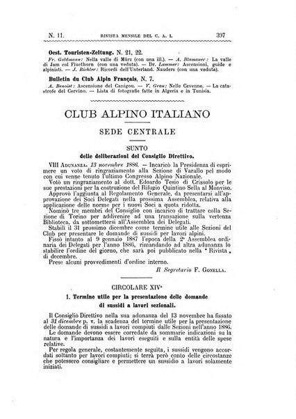 Rivista mensile del Club alpino italiano