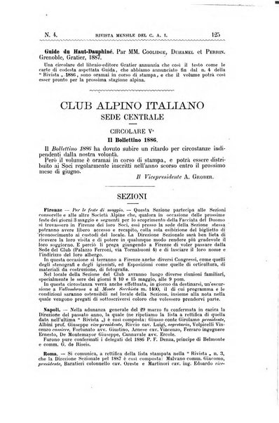 Rivista mensile del Club alpino italiano