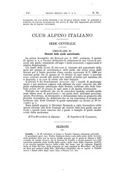 Rivista mensile del Club alpino italiano